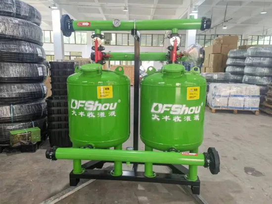 Automatic Backwash Quartz Sand Filter Media and Sand Gravel Filter for Drip Irrigation System Pressure Filter Tank